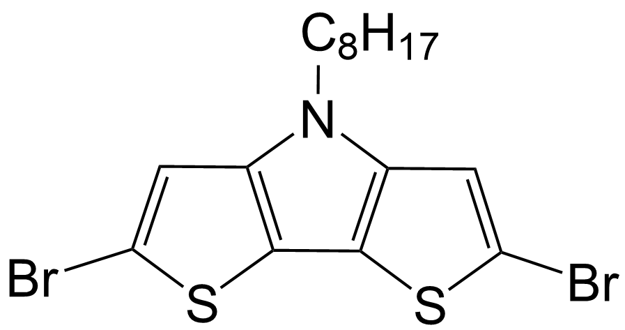 2,6-二溴-4-正辛基二噻吩并[3,2-B:2',3'-D]吡咯  CDT-C8N-2Br/1346688-54-7